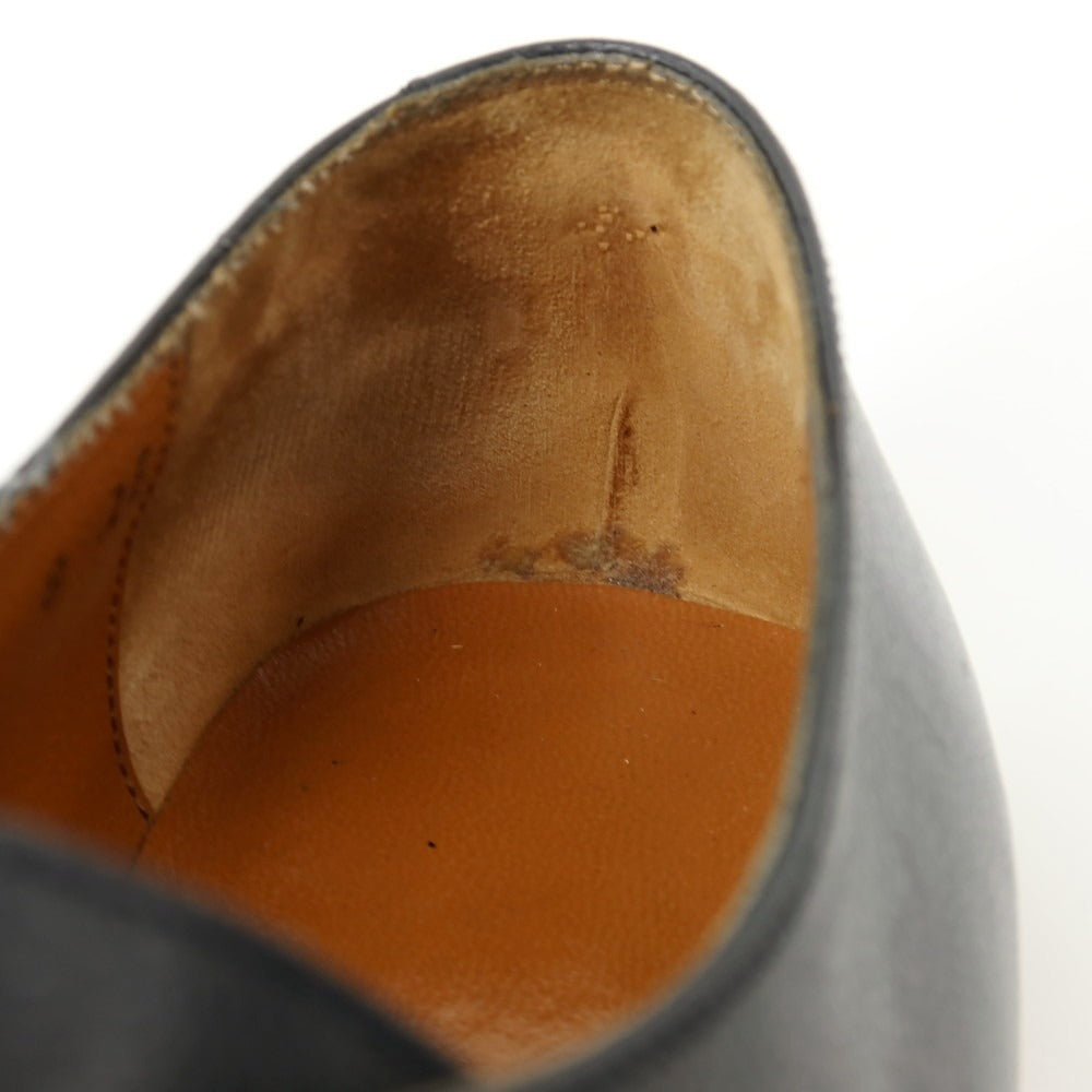 【中古】サルヴァトーレフェラガモ Salvatore Ferragamo 型押しレザー ドレスシューズ ブラック【サイズ8 EE】【 状態ランクA 】【 メンズ 】