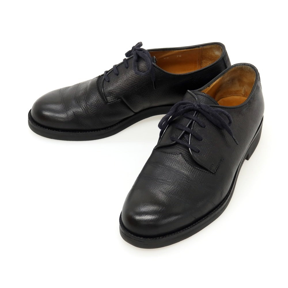 【中古】ジョルジオアルマーニ GIORGIO ARMANI 型押しレザー ドレスシューズ ブラック【サイズ7.5】【 状態ランクB 】【 メンズ 】