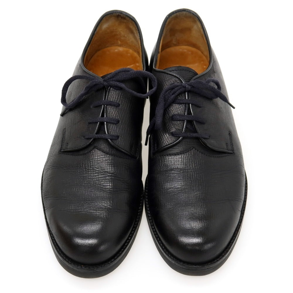 【中古】ジョルジオアルマーニ GIORGIO ARMANI 型押しレザー ドレスシューズ ブラック【サイズ7.5】【 状態ランクB 】【 メンズ 】