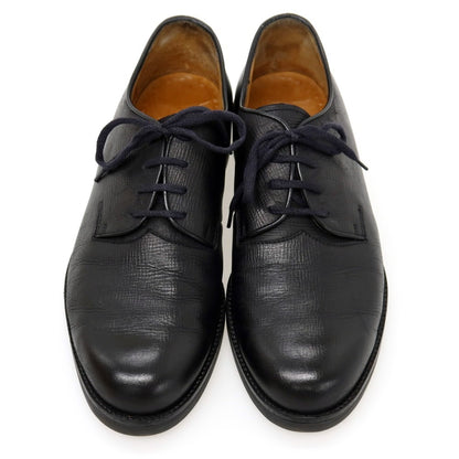 【中古】ジョルジオアルマーニ GIORGIO ARMANI 型押しレザー ドレスシューズ ブラック【サイズ7.5】【 状態ランクB 】【 メンズ 】