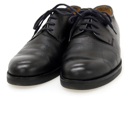 【中古】ジョルジオアルマーニ GIORGIO ARMANI 型押しレザー ドレスシューズ ブラック【サイズ7.5】【 状態ランクB 】【 メンズ 】