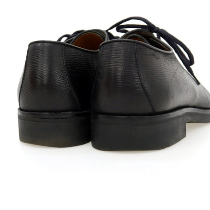 【中古】ジョルジオアルマーニ GIORGIO ARMANI 型押しレザー ドレスシューズ ブラック【サイズ7.5】【 状態ランクB 】【 メンズ 】