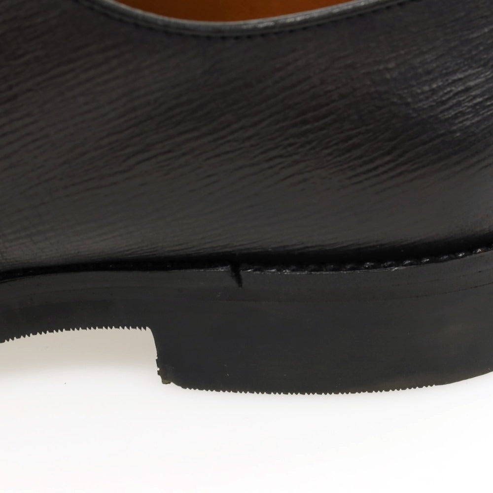 【中古】ジョルジオアルマーニ GIORGIO ARMANI 型押しレザー ドレスシューズ ブラック【サイズ7.5】【 状態ランクB 】【 メンズ 】