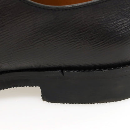 【中古】ジョルジオアルマーニ GIORGIO ARMANI 型押しレザー ドレスシューズ ブラック【サイズ7.5】【 状態ランクB 】【 メンズ 】