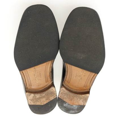 【中古】サルヴァトーレフェラガモ Salvatore Ferragamo カーフ コインローファー ブラック【サイズ8 EE】【 状態ランクB 】【 メンズ 】