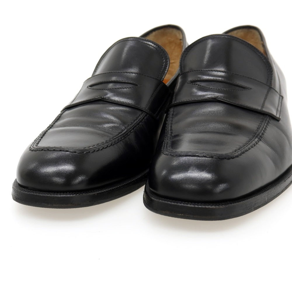 【中古】サルヴァトーレフェラガモ Salvatore Ferragamo カーフ コインローファー ブラック【サイズ8 EE】【 状態ランクB 】【 メンズ 】