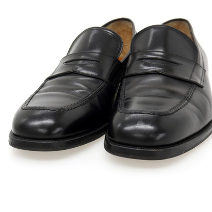 【中古】サルヴァトーレフェラガモ Salvatore Ferragamo カーフ コインローファー ブラック【サイズ8 EE】【 状態ランクB 】【 メンズ 】