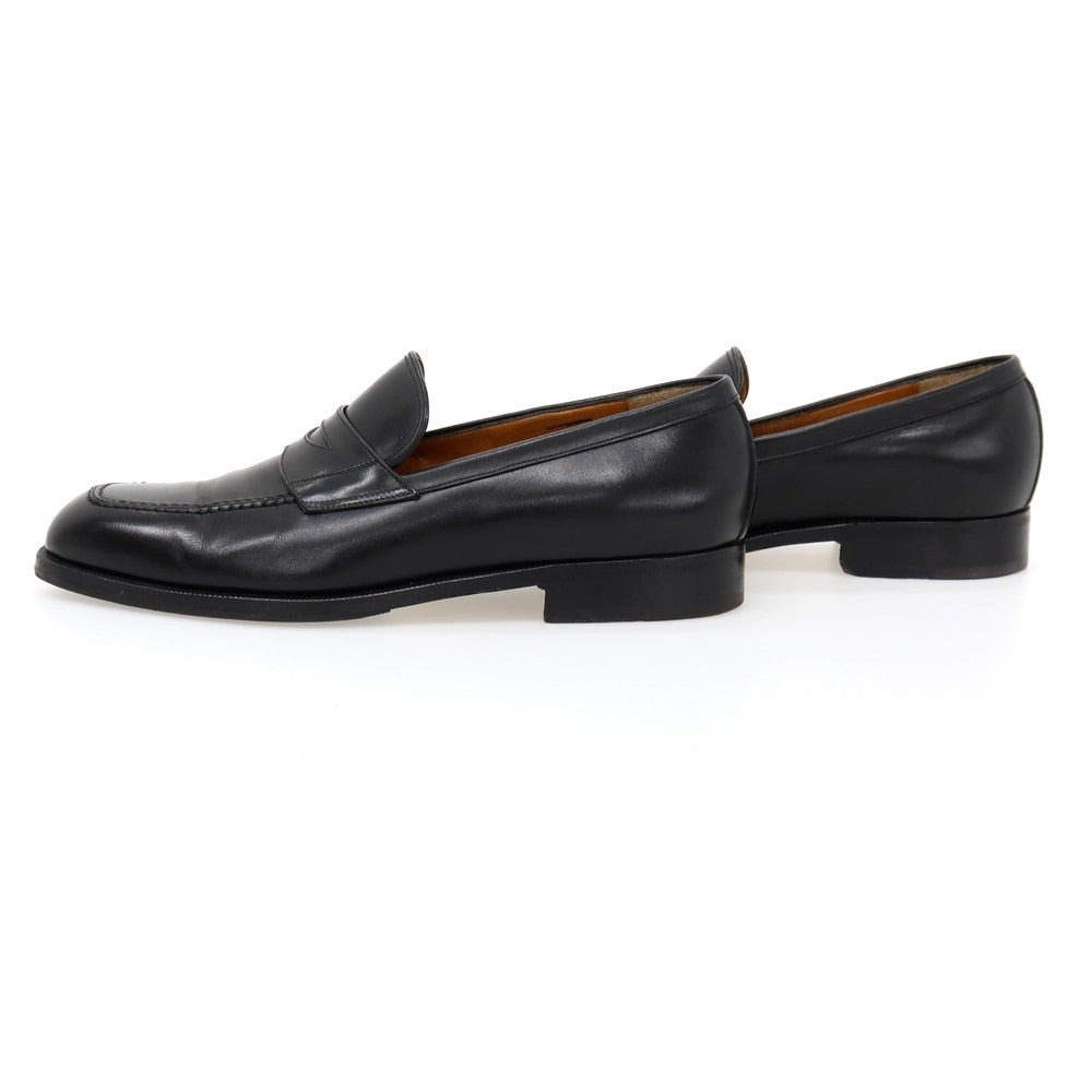 【中古】サルヴァトーレフェラガモ Salvatore Ferragamo カーフ コインローファー ブラック【サイズ8 EE】【 状態ランクB 】【 メンズ 】