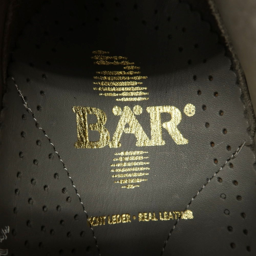 【中古】ベアー BAR レザー コンフォートシューズ ブラック【サイズ7.5】【 状態ランクA 】【 メンズ 】