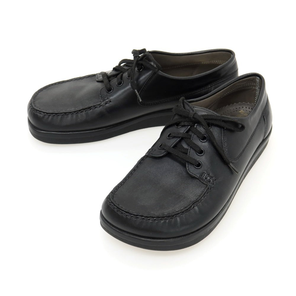 【中古】ベアー BAR レザー モカシンシューズ ブラック【サイズ7】【 状態ランクB 】【 メンズ 】