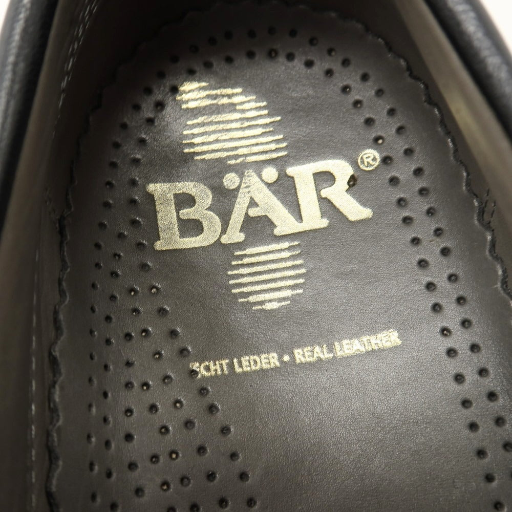 【中古】ベアー BAR レザー モカシンシューズ ブラック【サイズ7】【 状態ランクB 】【 メンズ 】