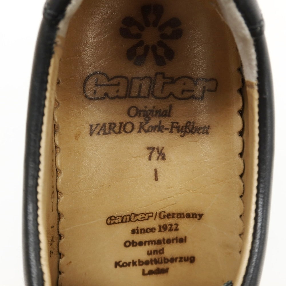 【中古】ガンター Ganter レザー コンフォートシューズ ブラック【サイズ7.5】【 状態ランクC 】【 メンズ 】