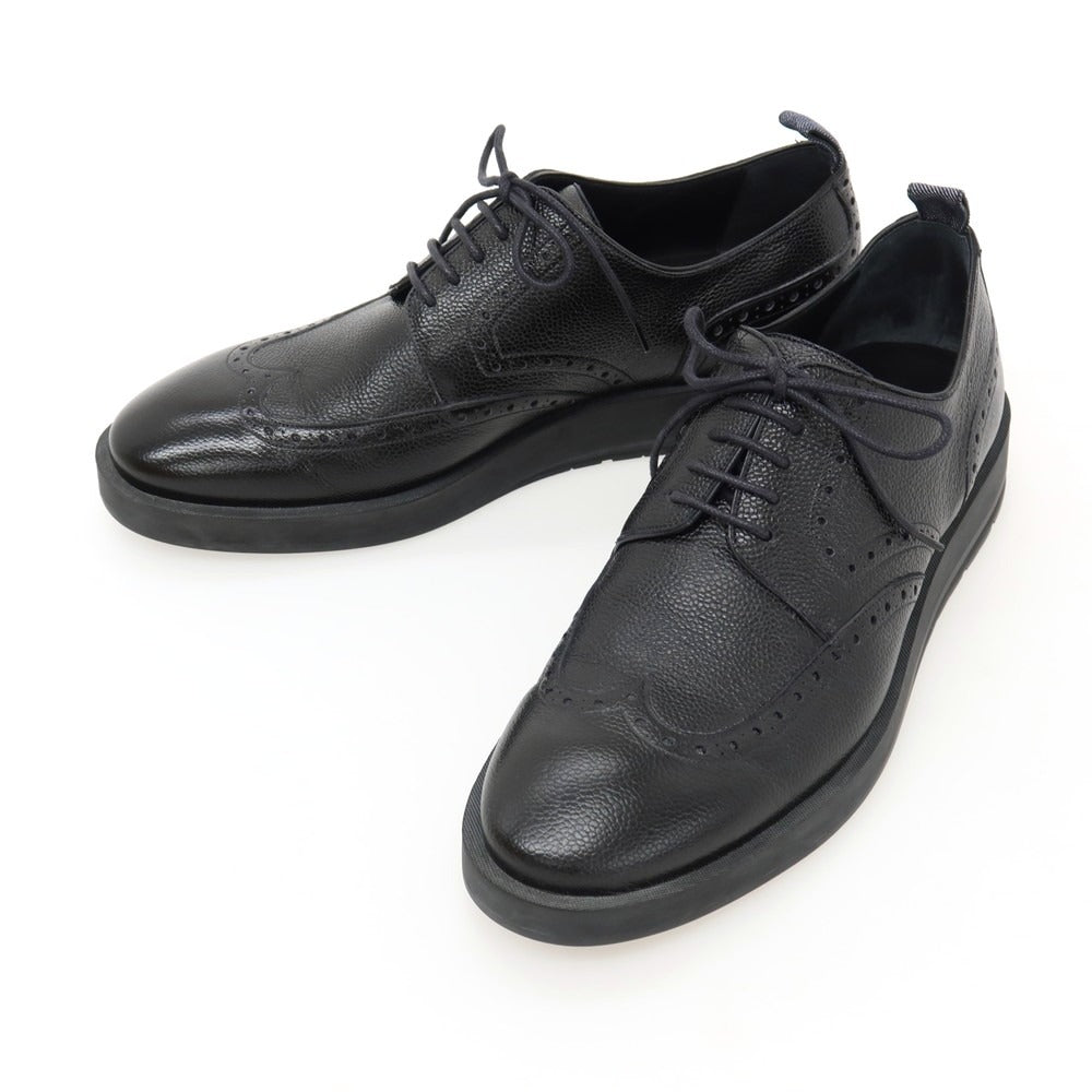 【中古】ディオールオム Dior Homme 型押しレザー ドレスシューズ ブラック【サイズ41】【 状態ランクA 】【 メンズ 】