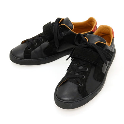 【中古】エルメス HERMES レザー スニーカー ブラック【サイズ41.5】【 状態ランクB 】【 メンズ 】