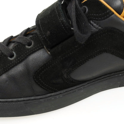 【中古】エルメス HERMES レザー スニーカー ブラック【サイズ41.5】【 状態ランクB 】【 メンズ 】