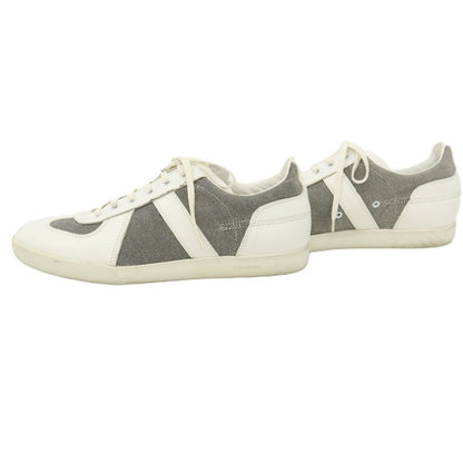 【中古】ディオールオム Dior Homme レザー スニーカー ホワイトxブラック【サイズ40】【 状態ランクC 】【 メンズ 】