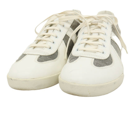 【中古】ディオールオム Dior Homme レザー スニーカー ホワイトxブラック【サイズ40】【 状態ランクC 】【 メンズ 】