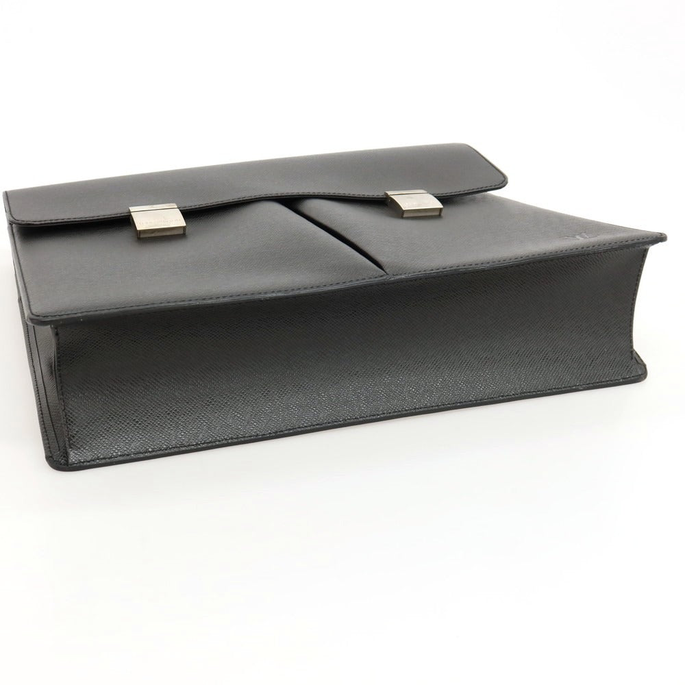 【中古】ルイ ヴィトン LOUIS VUITTON タイガ カザン アルドワーズ M81020 レザー ブリーフケース ブラック【 状態ランクC 】【 メンズ 】