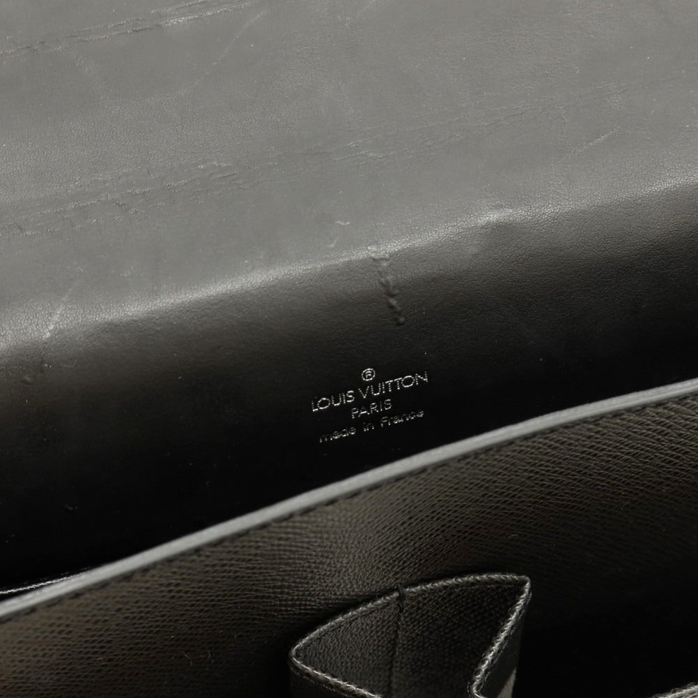 【中古】ルイ ヴィトン LOUIS VUITTON タイガ カザン アルドワーズ M81020 レザー ブリーフケース ブラック【 状態ランクC 】【 メンズ 】