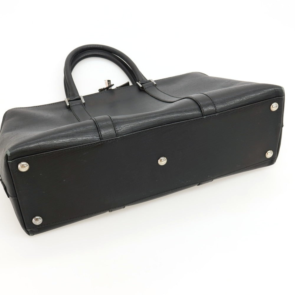 【中古】グッチ GUCCI レザー ブリーフケース ブラック【 状態ランクC 】【 メンズ 】