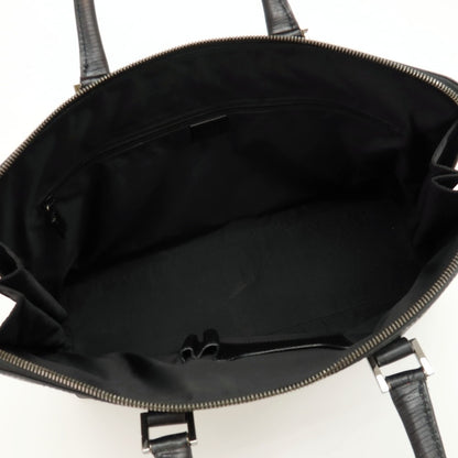【中古】グッチ GUCCI レザー ブリーフケース ブラック【 状態ランクC 】【 メンズ 】