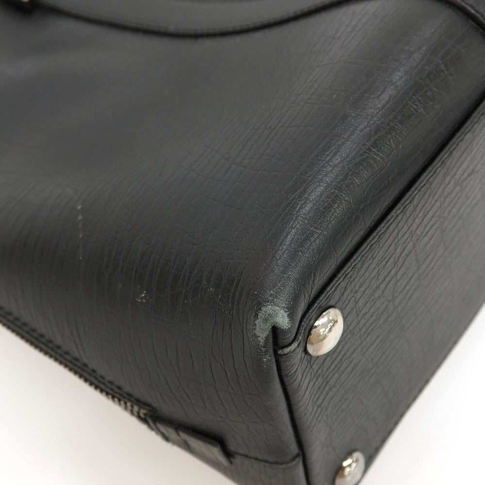 【中古】グッチ GUCCI レザー ブリーフケース ブラック【 状態ランクC 】【 メンズ 】