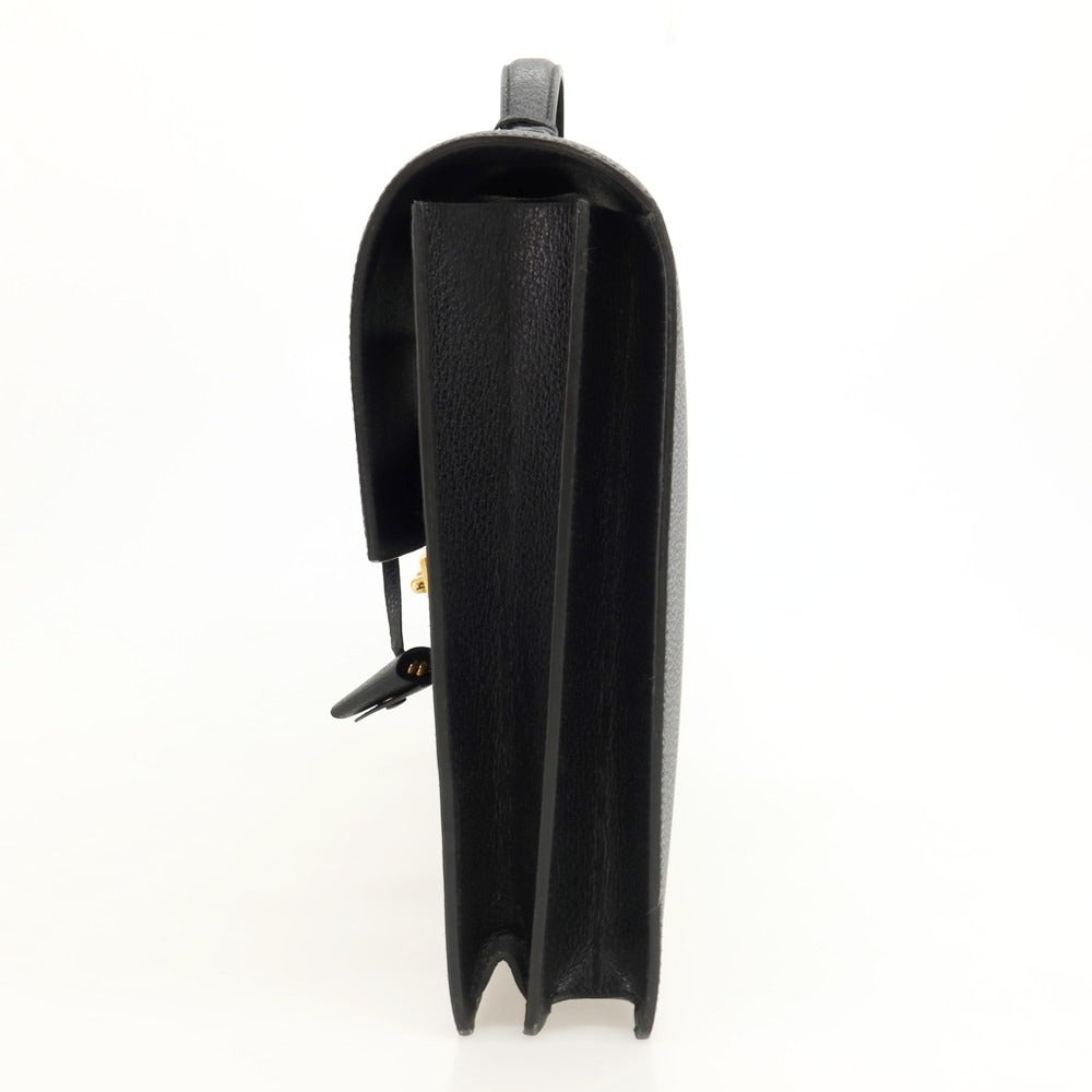 【中古】ジェイエムウエストン J.M WESTON レザー ブリーフケース ブラック【 状態ランクA 】【 メンズ 】