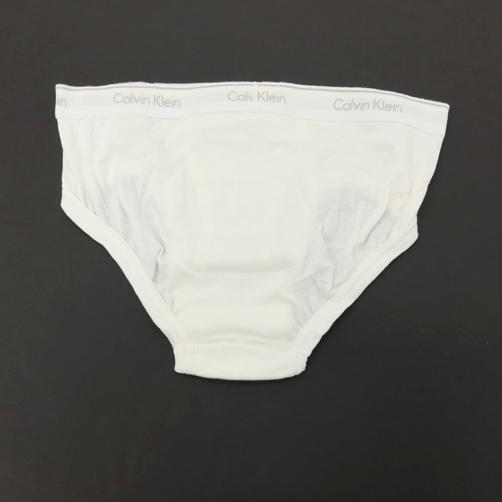 【中古】【未使用】カルバンクライン Calvin Klein ローライズ ブリーフ クラシックフィット 4枚組 アンダーウェア 下着 ホワイト【サイズM】【 状態ランクS 】【 メンズ 】