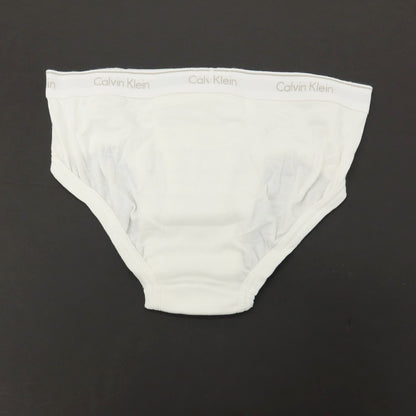 【中古】【未使用】カルバンクライン Calvin Klein ローライズ ブリーフ クラシックフィット 4枚組 アンダーウェア 下着 ホワイト【サイズM】【 状態ランクS 】【 メンズ 】