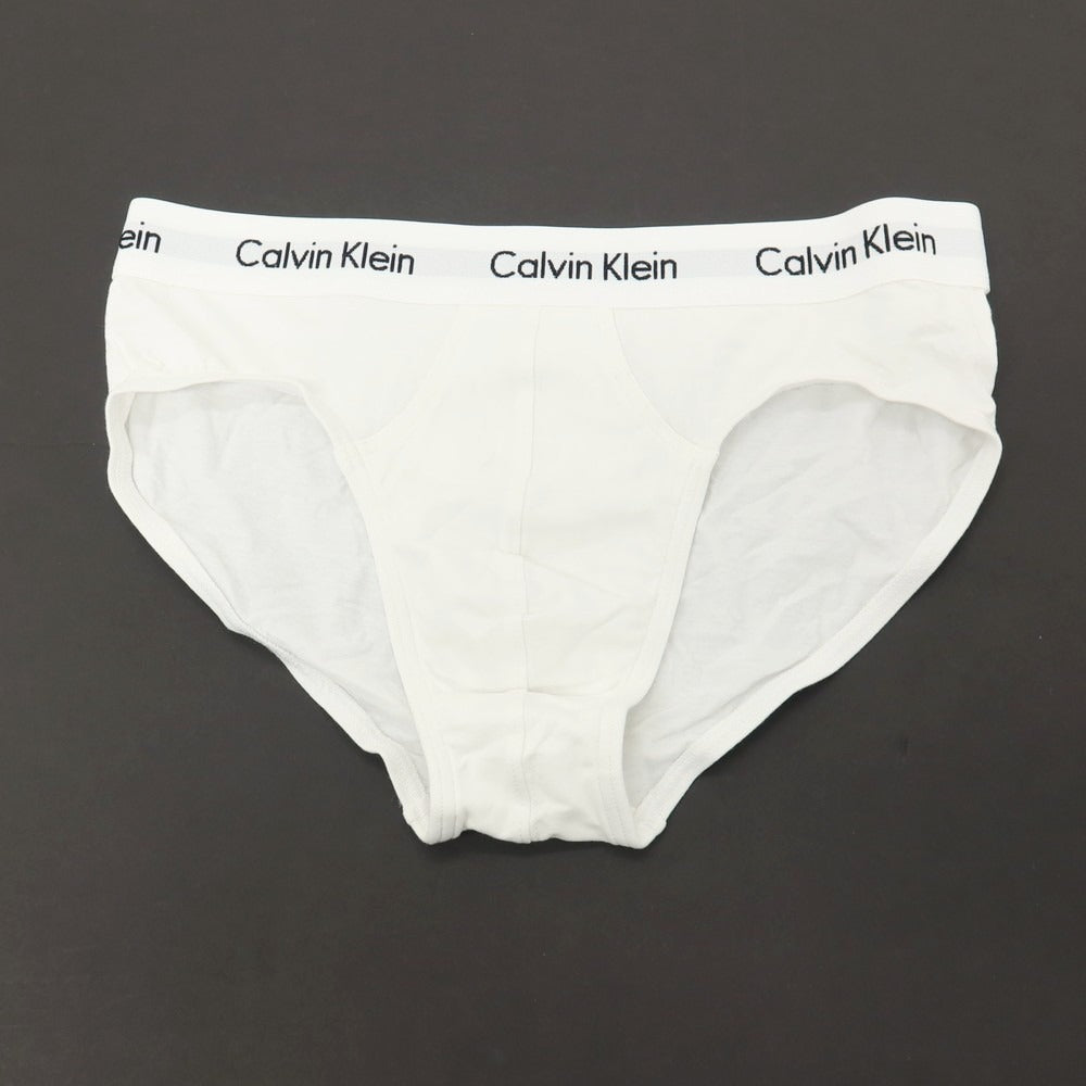 【中古】【未使用】カルバンクライン Calvin Klein コットン ストレッチ ヒップ ブリーフ クラシック フィット 3枚組 アンダーウェア 下着 ホワイト【サイズM】【 状態ランクS 】【 メンズ 】