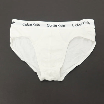 【中古】【未使用】カルバンクライン Calvin Klein コットン ストレッチ ヒップ ブリーフ クラシック フィット 3枚組 アンダーウェア 下着 ホワイト【サイズM】【 状態ランクS 】【 メンズ 】