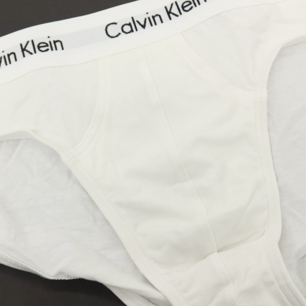 【中古】【未使用】カルバンクライン Calvin Klein コットン ストレッチ ヒップ ブリーフ クラシック フィット 3枚組 アンダーウェア 下着 ホワイト【サイズM】【 状態ランクS 】【 メンズ 】
