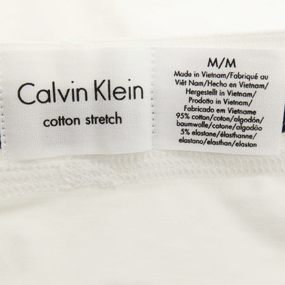 【中古】【未使用】カルバンクライン Calvin Klein コットン ストレッチ ヒップ ブリーフ クラシック フィット 3枚組 アンダーウェア 下着 ホワイト【サイズM】【 状態ランクS 】【 メンズ 】