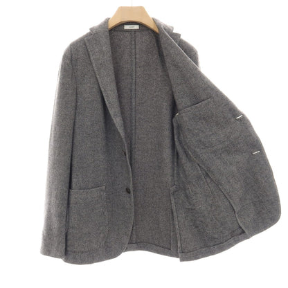 【中古】ボリオリ BOGLIOLI K.JACKET ウールカシミヤ ヘリンボーン 2B テーラードジャケット ホワイトxブラック【サイズ48】【 状態ランクB 】【 メンズ 】