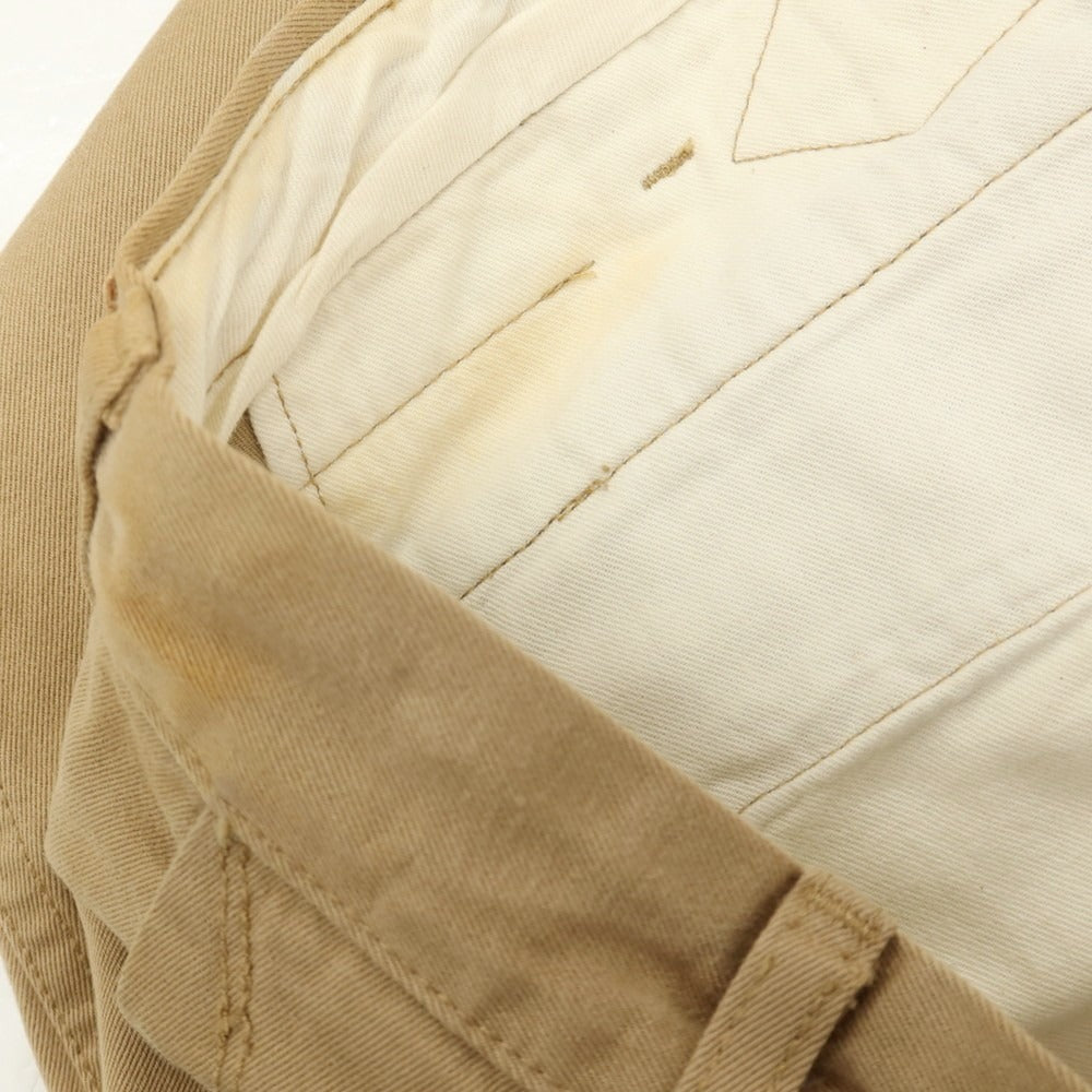 【中古】ミントデニム Mynt Denim コットン チノパンツ ベージュ【サイズ30】【 状態ランクB 】【 メンズ 】