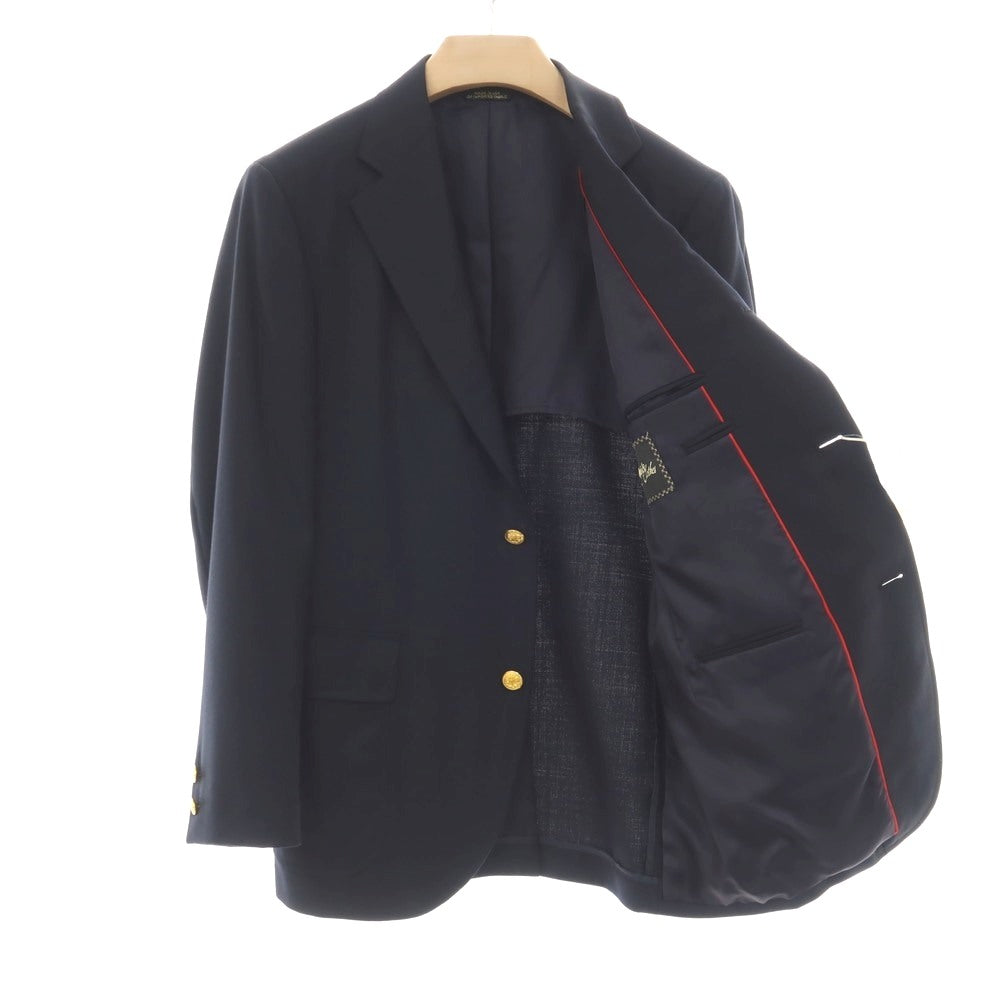 【中古】ジェイプレス J.PRESS ウール 3B テーラードジャケット ネイビー【サイズ38】【 状態ランクA 】【 メンズ 】