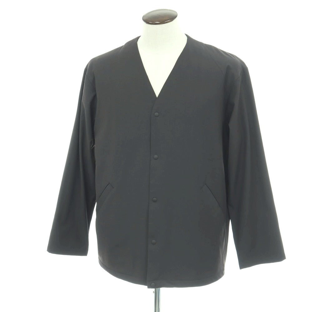 【中古】グリーンレーベルリラクシング green label relaxing FREELITCH ナイロンポリウレタンポリエステル カーディガン ダークグレー【サイズL】【 状態ランクB 】【 メンズ 】