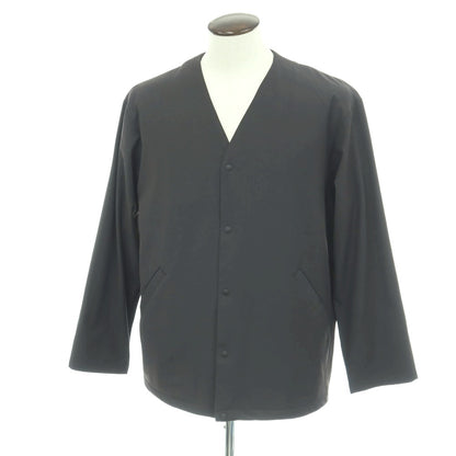 【中古】グリーンレーベルリラクシング green label relaxing FREELITCH ナイロンポリウレタンポリエステル カーディガン ダークグレー【サイズL】【 状態ランクB 】【 メンズ 】