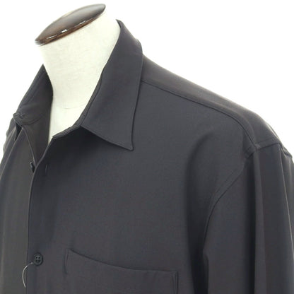 【中古】グリーンレーベルリラクシング green label relaxing FREELITCH ストレッチ ナイロポリエステル レギュラーカラー カジュアルシャツ チャコールグレー【サイズL】【 状態ランクB 】【 メンズ 】