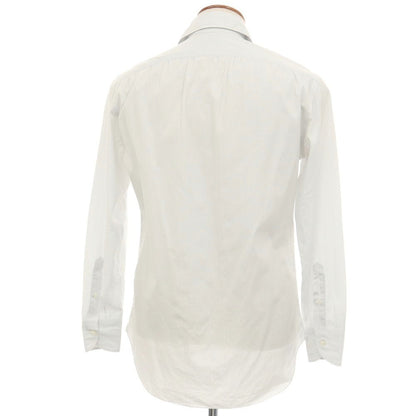 【中古】リングヂャケット RING JACKET Napoli コットン ストライプ カッタウェイ ドレスシャツ ホワイトxブルー【サイズ40】【 状態ランクC 】【 メンズ 】