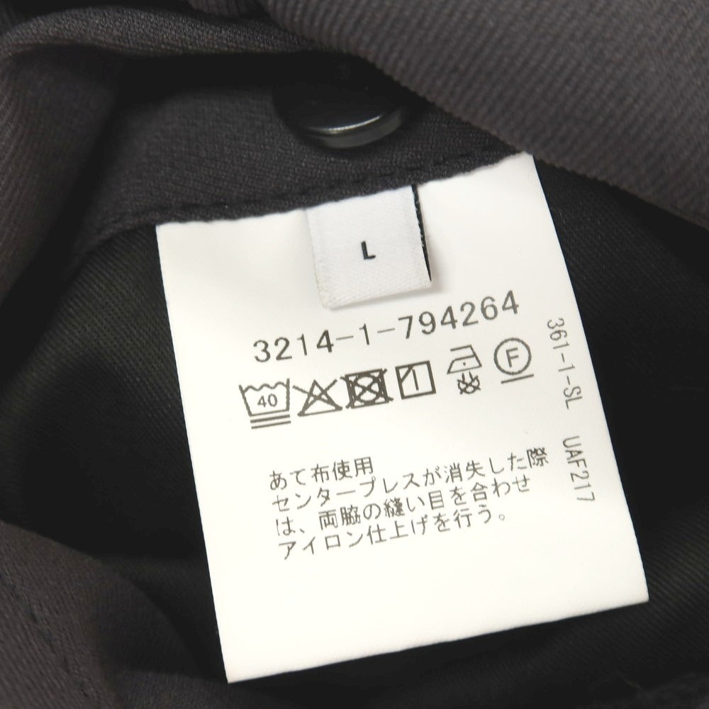 【中古】グリーンレーベルリラクシング green label relaxing FREELITCH ストレッチ ナイロンポリエステル イージースラックスパンツ チャコールグレー系【サイズL】【 状態ランクB 】【 メンズ 】