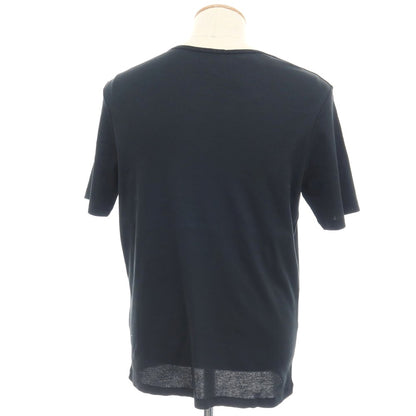 【中古】ルメール LEMAIRE × SUNSPEL コットン リブ 半袖ポケットTシャツ ダークネイビー【サイズXS】【 状態ランクB 】【 メンズ 】