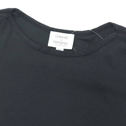 【中古】ルメール LEMAIRE × SUNSPEL コットン リブ 半袖ポケットTシャツ ダークネイビー【サイズXS】【 状態ランクB 】【 メンズ 】