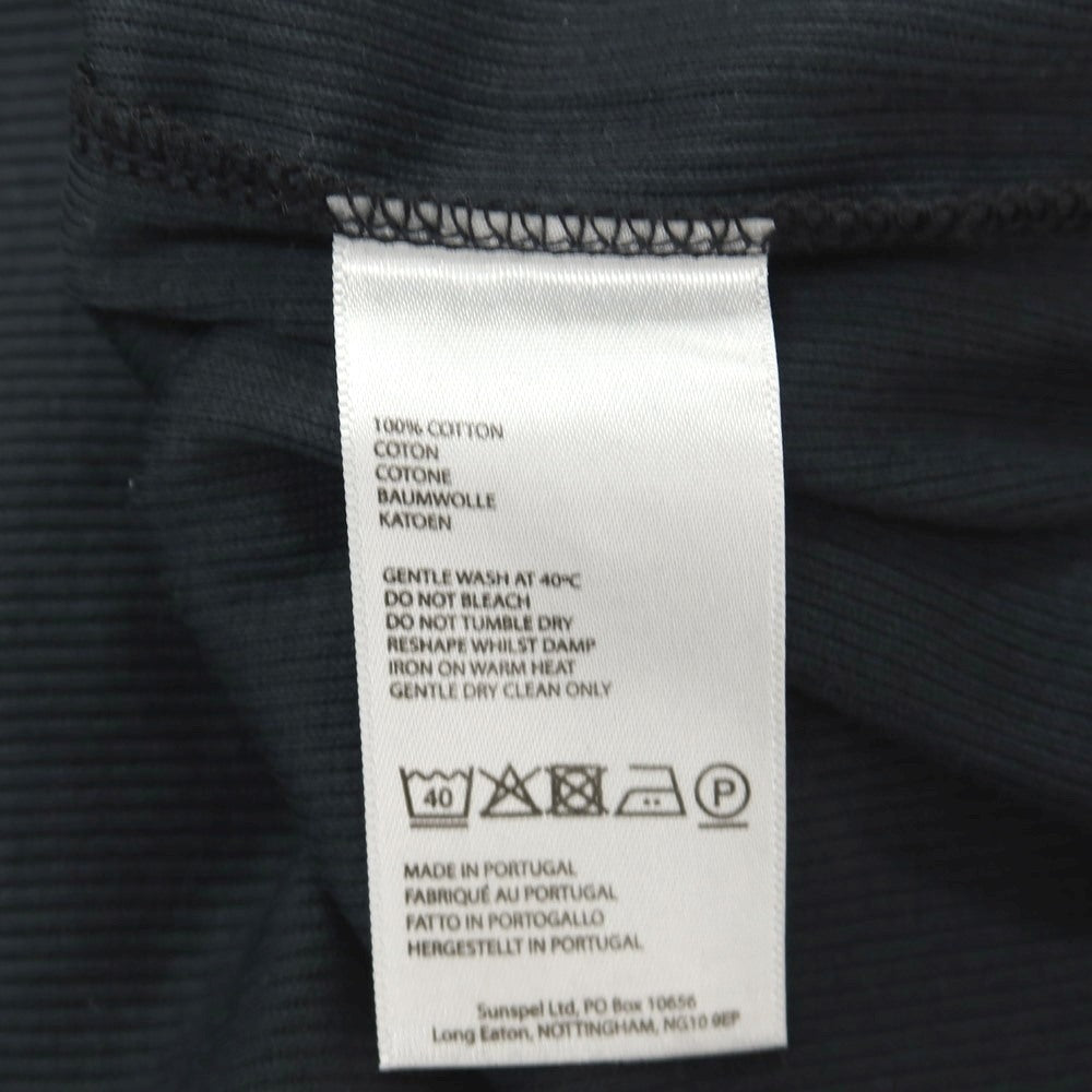 【中古】ルメール LEMAIRE × SUNSPEL コットン リブ 半袖ポケットTシャツ ダークネイビー【サイズXS】【 状態ランクB 】【 メンズ 】