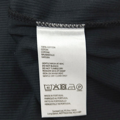 【中古】ルメール LEMAIRE × SUNSPEL コットン リブ 半袖ポケットTシャツ ダークネイビー【サイズXS】【 状態ランクB 】【 メンズ 】