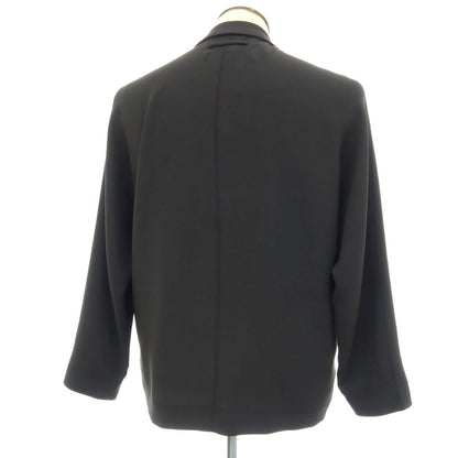 【中古】ユナイテッドアローズ UNITED ARROWS by DAISUKE OBANA ポリエステル ボタンレス カジュアルジャケット チャコールグレー【サイズL】【 状態ランクB 】【 メンズ 】