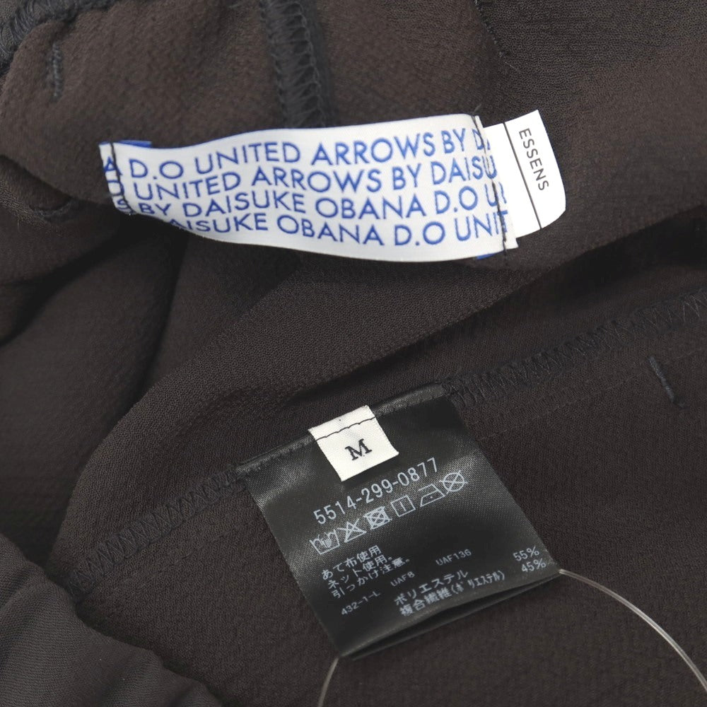 【中古】ユナイテッドアローズ UNITED ARROWS by DAISUKE OBANA ポリエステル イージーパンツ ダークグレー【サイズM】【 状態ランクB 】【 メンズ 】
