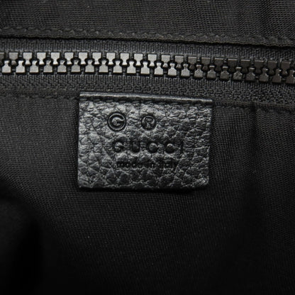 【中古】グッチ GUCCI 449184 GG柄 ナイロン レザー ショルダーバッグ ブラック【 状態ランクB 】【 メンズ 】