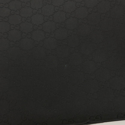 【中古】グッチ GUCCI 449184 GG柄 ナイロン レザー ショルダーバッグ ブラック【 状態ランクB 】【 メンズ 】