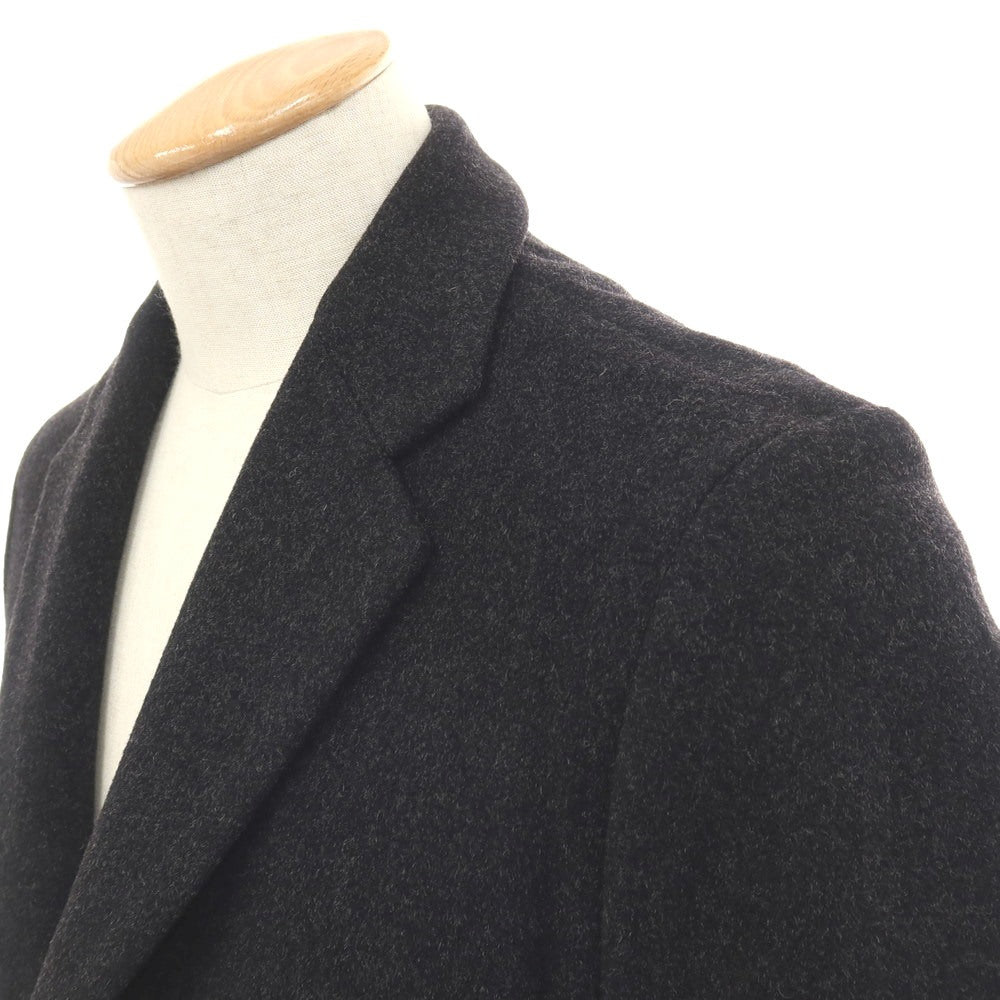 【中古】バーニーズニューヨーク BARNEYS NEWYORK ウール 3つボタン カジュアルジャケット ブラック【サイズ44】【 状態ランクC 】【 メンズ 】